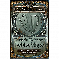 Ulisses Spiele DSA Spielkarten - Das Schwarze Auge - DSA5 - Spielkartenset - Kritische Defensiv Fehlschläge - deutsch 299306
