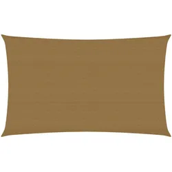 vidaXL Sonnensegel 160 g/m2 Taupe 2x5 m HDPE