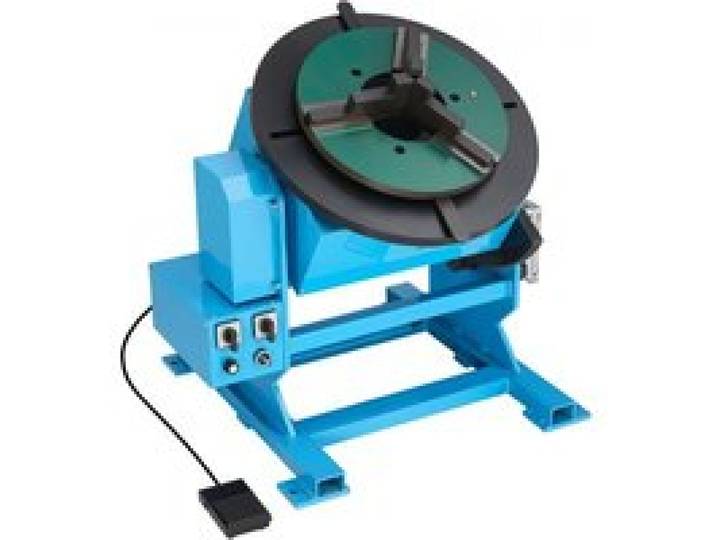 VEVOR Schweißdrehtisch 400 W, Schweißpositionierer 500 kg, Neigungswinkel -45° bis 90°, Drehzahlregelung 0,2–2 U/min, Elektrisch & per Fußpedal, zum Schneiden, Schleifen & für Montagearbeiten
