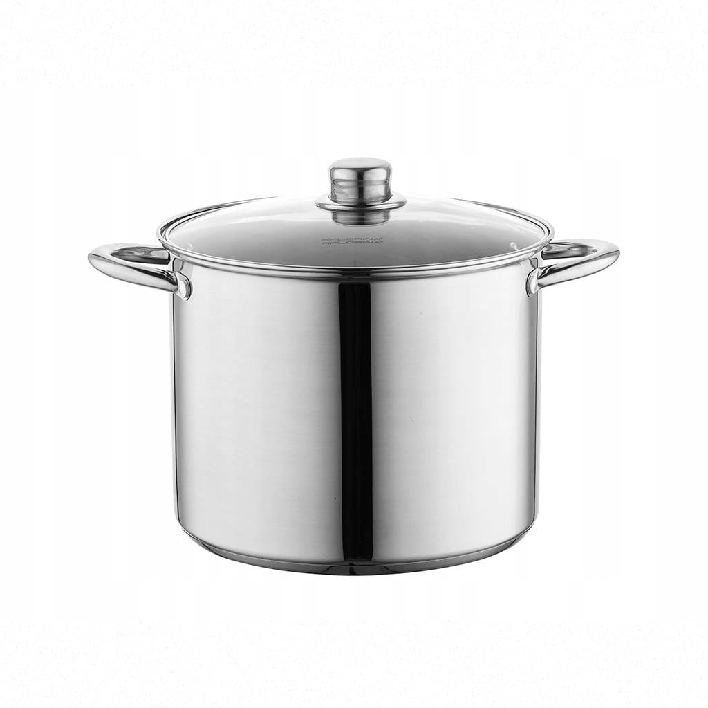 Florina Caro Roestvrijstalen kookpan met deksel, 6,1 liter