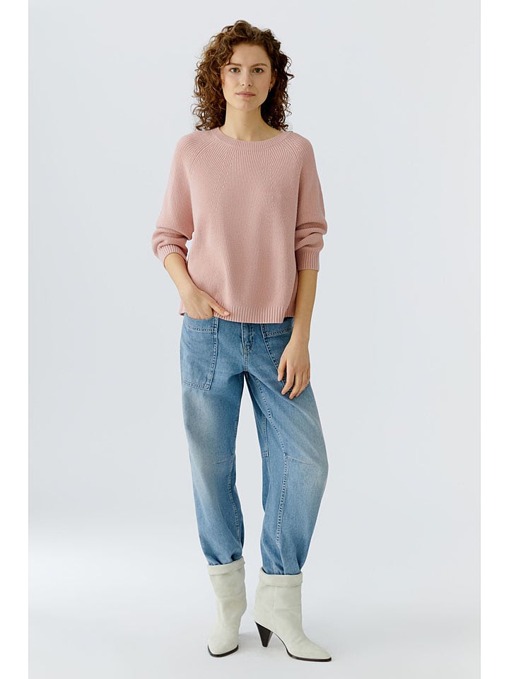 Oui Pullover in Rosa - 34