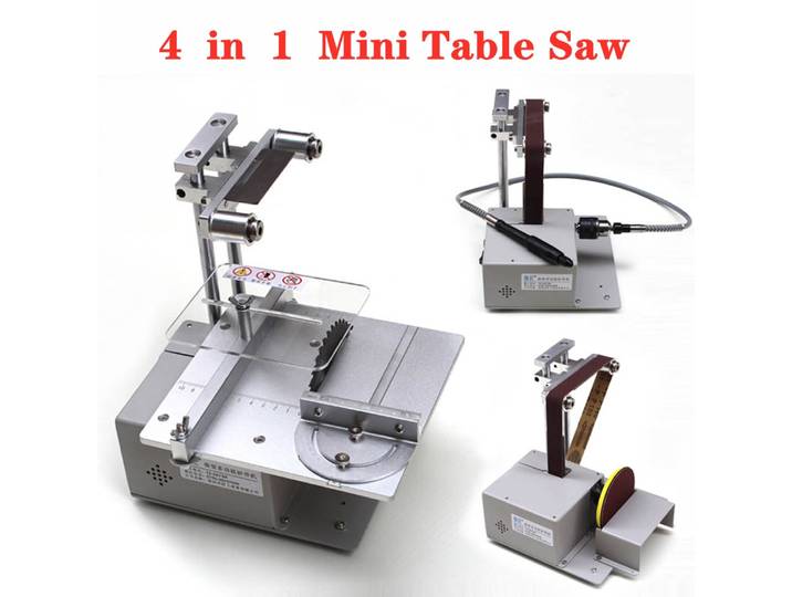Ponceuse à bande électrique multifonction, mini ponceuse, machine de découpe, scie à table, bricolage, travail de calcul, ponçage de bureau, rectifieuse