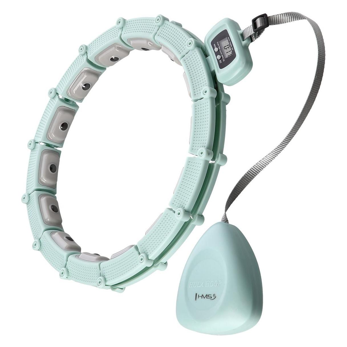 HMS HHM14 HULA HOOP Žalias MAGNETISCH MIT GEWICHT + ZÄHLER (43 cm, 1700 g) (17-44-578)