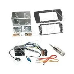 Autoradio 2-DIN Einbaurahmen Radioblende+Adapter Einbauset Seat Ibiza (6J/6JN...