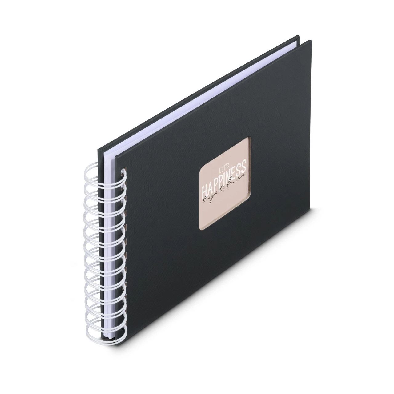 hama Fotoalbum Fine Art neutral 24,0 x 17,0 cm, 50 weiße Seiten