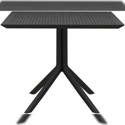 CLP Tisch Sky 80 x 80 cm schwarz