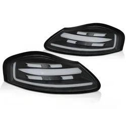 Voll LED Lightbar Rückleuchten passend für Porsche Boxster 986 Bj. 96-04 Schwarz