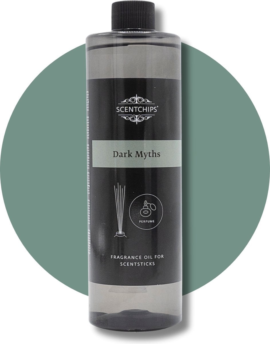 Scentchips Geurstokjes Navulling Dark Myths - Geurverspreider en Luchtverfrisser - 400ml