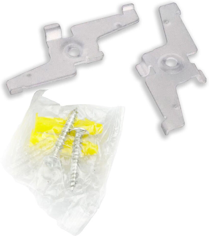 Isoled Track48 Montageclip Für Track48 Aufbauschienen, Weiß, 2 Stück