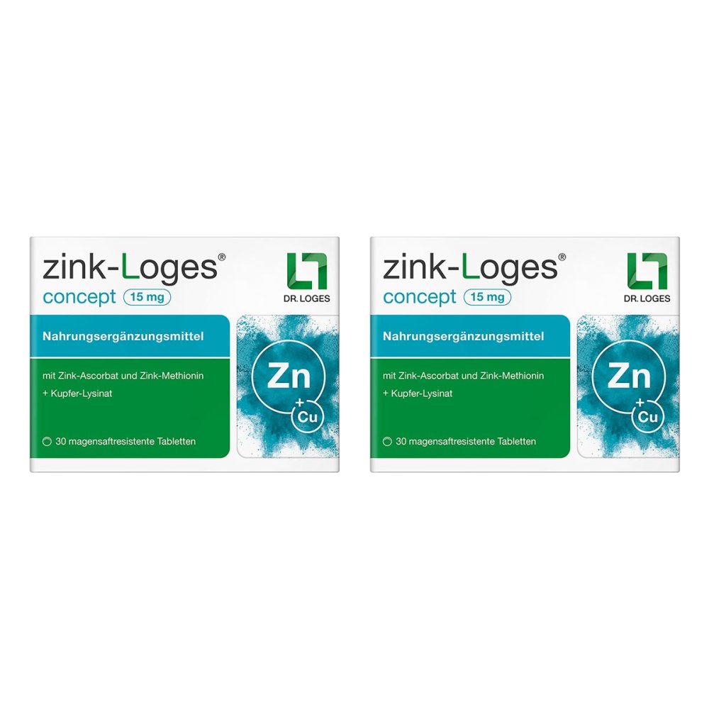 Dr. Loges + Co. GmbH Zink-loges Concept 15 Mg Magensaftres.tabletten 08106998
