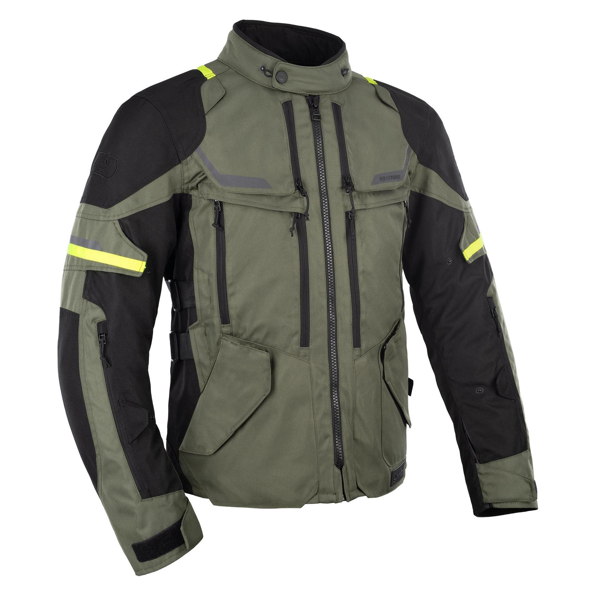 Oxford Jacke Rockland Braun/Sw/Gelb Gr. 5xl (Herren, 5XL) (TM2214025XL)