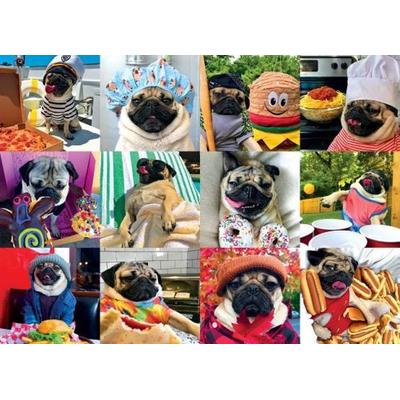 Doug the Pug Pug Life 1000-Piece Puzzle