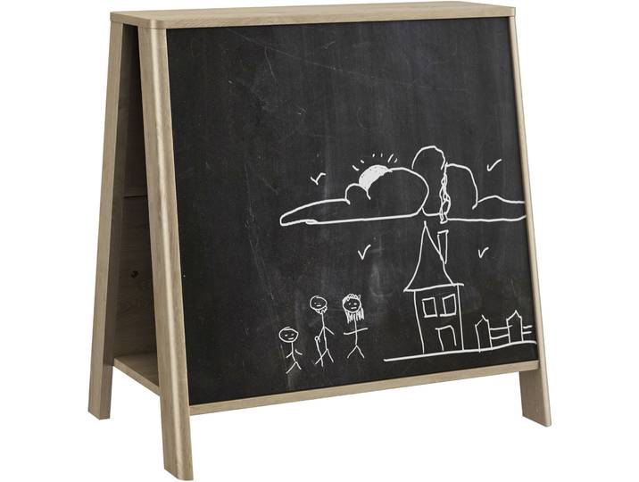 Bücherregal Achi eiche hell Holzwerkstoff B 75 H 76 cm - Bücherregal