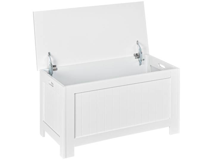 Homcom Commode de Rangement pour Chambre avec Couvercle 81X40X46 cm Gris