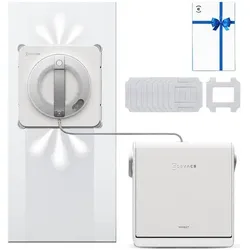 Ecovacs WINBOT W2S Pro Omni Care Kit + Set, Fensterputzroboter, Weiss