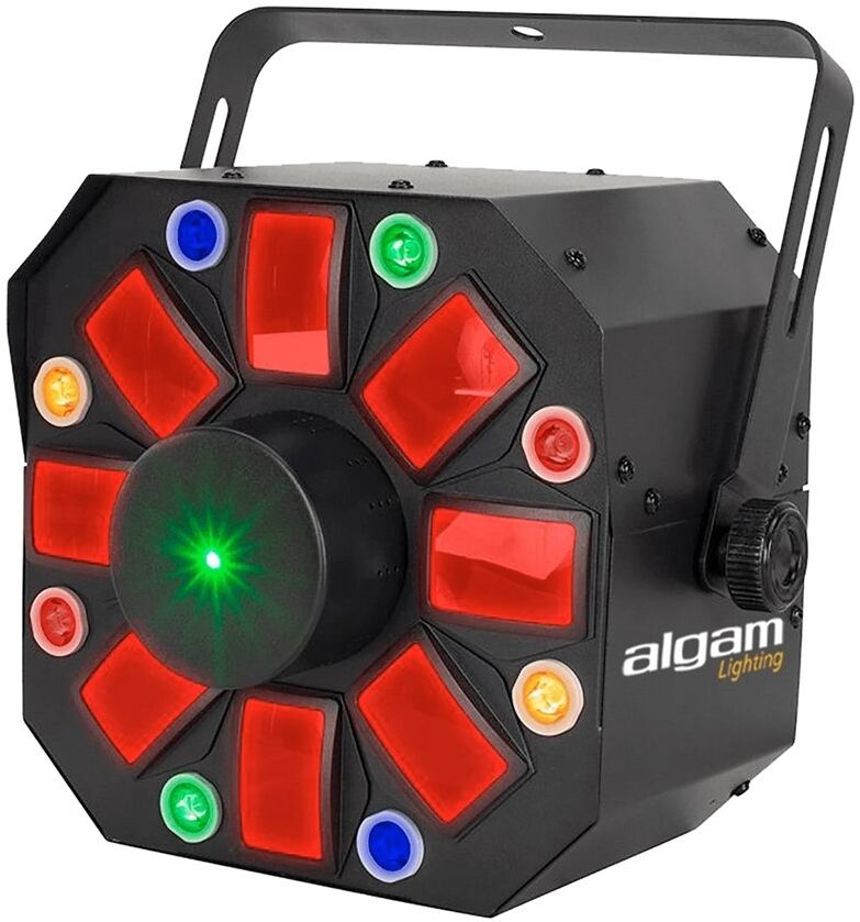 Effetti luce disc jockey Algam Lighting 18700123 PHEBUS 2 Black