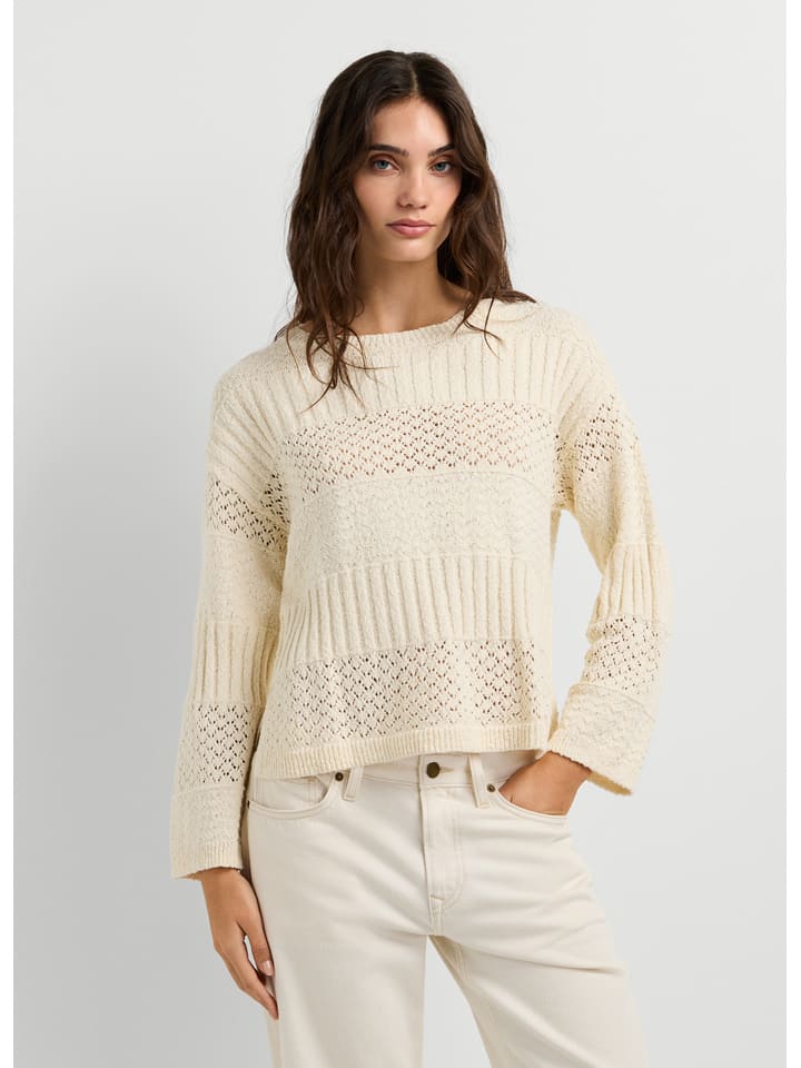 Pepe Jeans Pullover "Alaya" in Creme - L