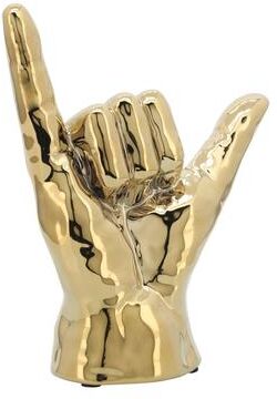 Sagebrook Home Ceramic Hand Statue Decor Symbols