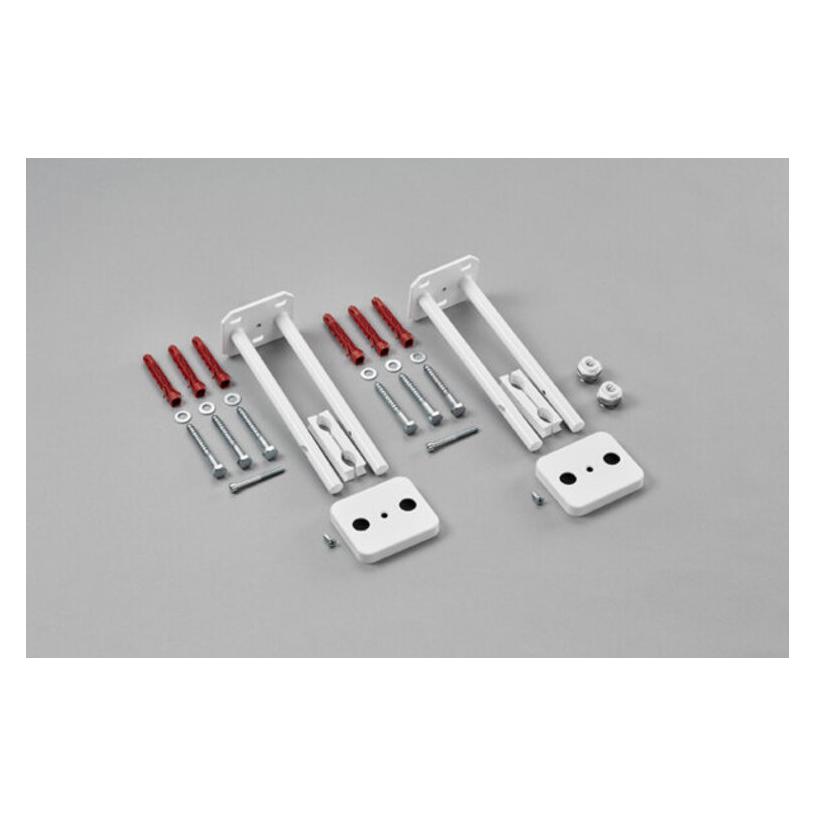 Schubiger Zehnder Montageset Raumteiler für Yucca asymmetrisch, weiss (936011)