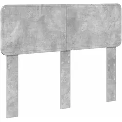 vidaXL Kopfteil Beton Grau 135 cm Holzwerkstoff