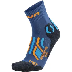UYN Trekkingsocken Approach Mid Herren blue/orange/greymelange 35-38