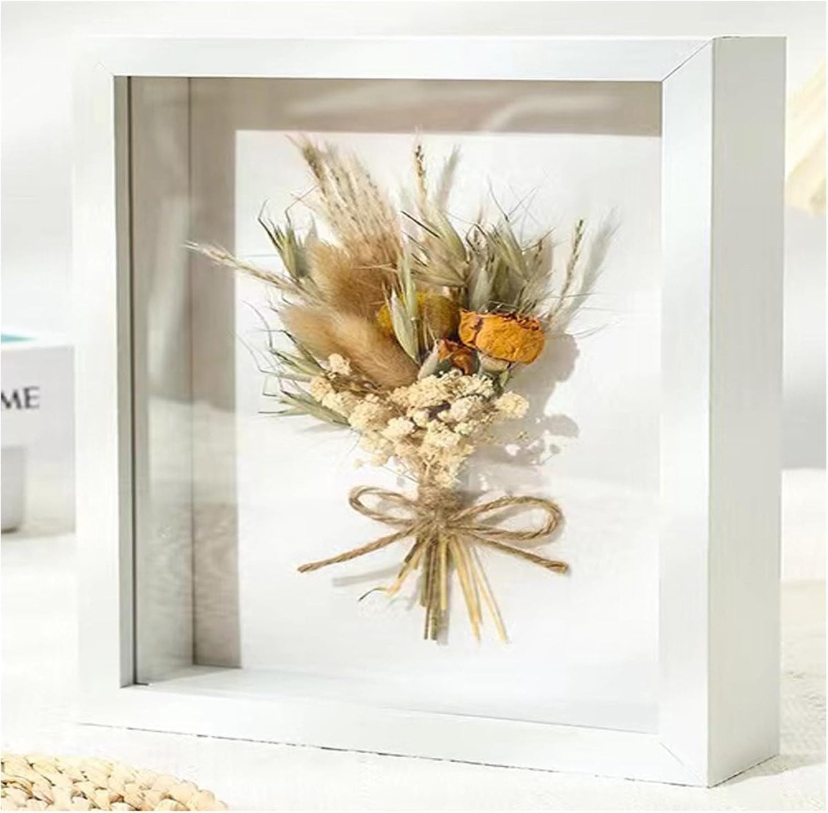 3D Fotolijst Objectenlijst Wit - 22 x 22 cm