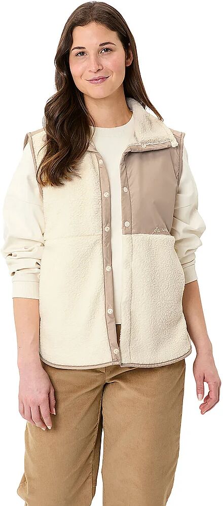 VAUDE Damen Fleeceweste Najun Sherpa creme   34 W