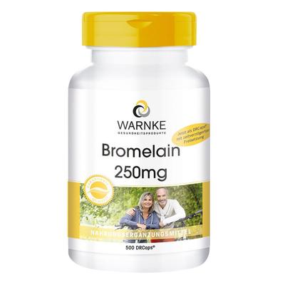Bromelain 250 mg magensaftresistente Kapseln 500 St magensaftresistent