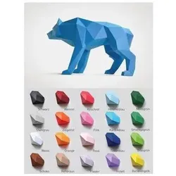 Liebesreh WOLF VIOLETT - Bastelset Wolf violett
