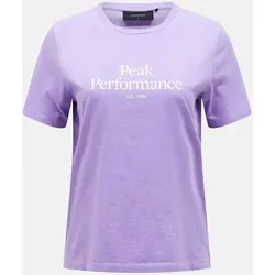 PEAK PERFORMANCE Damen Shirt W Original Tee-BOUGAINVILLEA, Größe M in Pink Pink