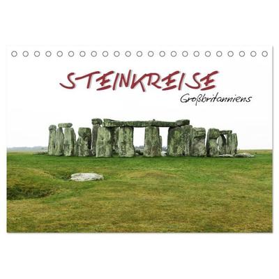 Steinkreise Großbritanniens (Tischkalender 2027 DIN A5 quer), CALVENDO Monatskalender