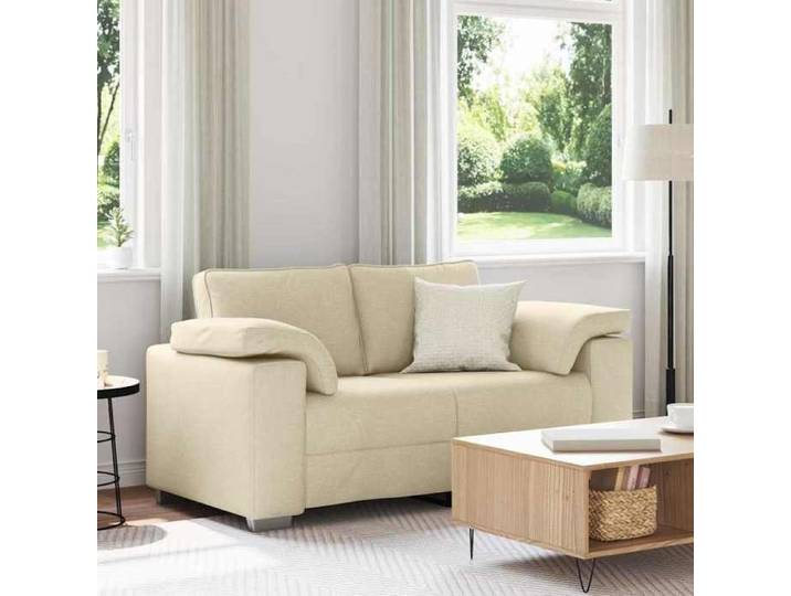 NEW 2026  Canapé moderne - Design ergonomique - pour salon - Crème 160x80x82 cm tissu L2682