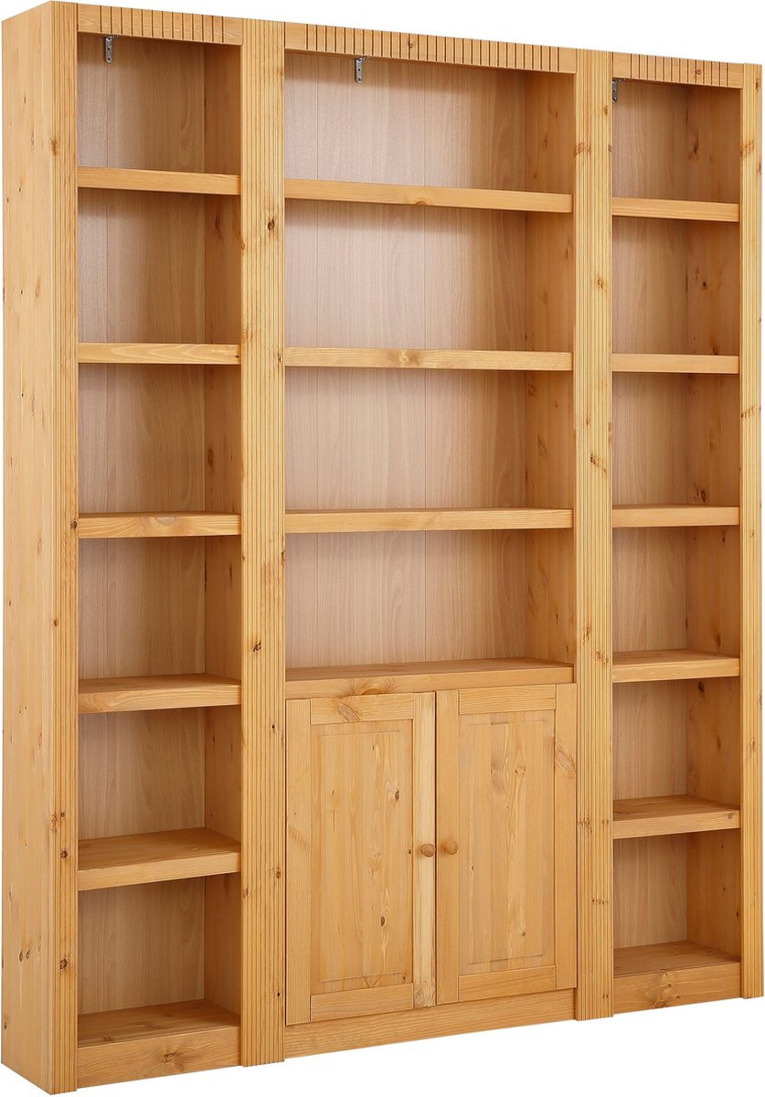 Notio Living Billie Wandmeubel Boekenkast van Massief Grenenhout