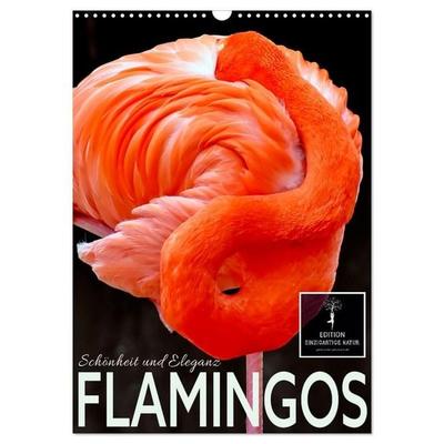 Flamingos - Eleganz und Schönheit (Wandkalender 2027 DIN A3 hoch), CALVENDO Monatskalender