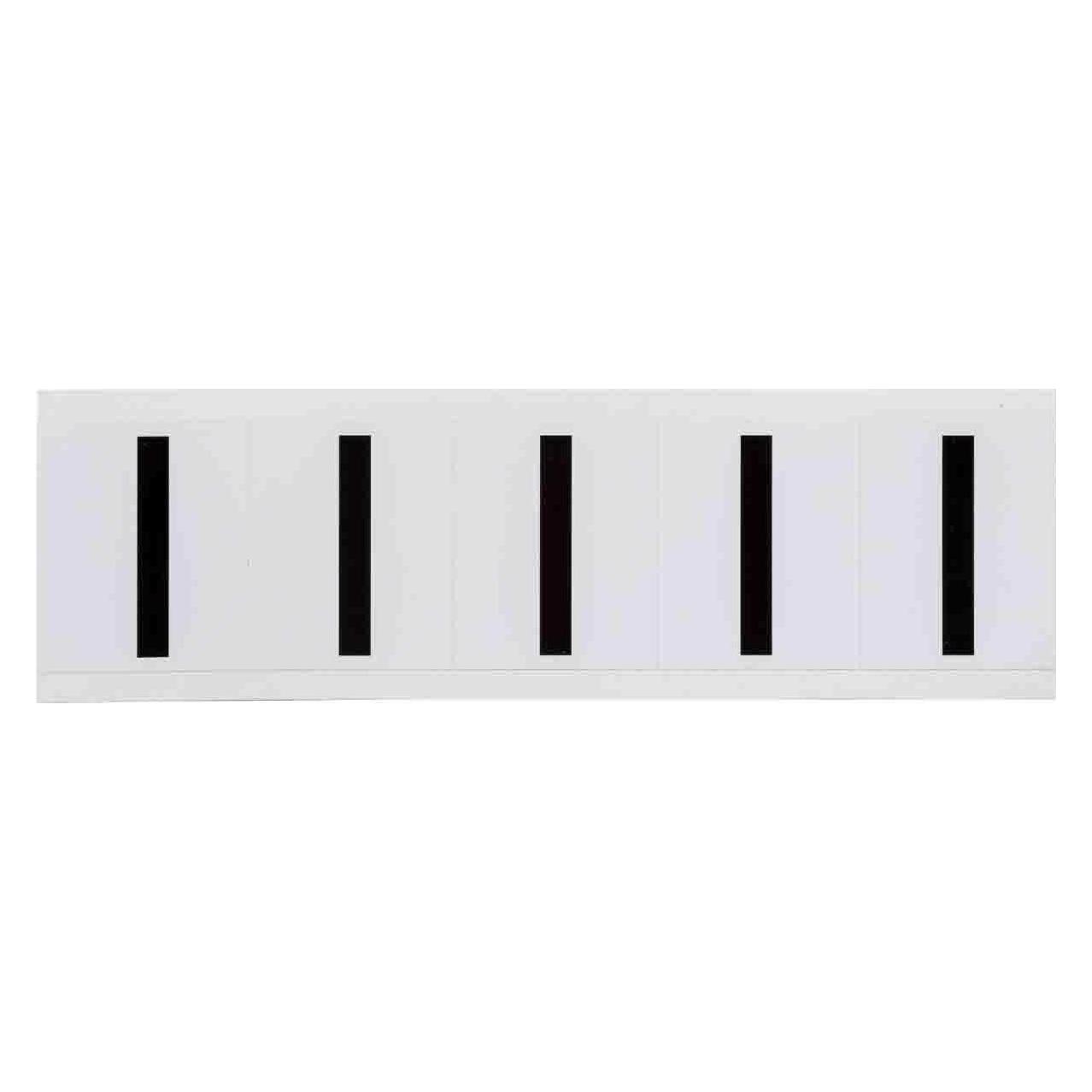 Brady 9714-I, B-946, Vinyl, Schwarz auf Weiss, Beschriftung: I, 46 x 57mm, Schrifthöhe 49mm(25 K. á (9714-I)