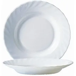 Arcoroc 6 Teller tief  Trianon 22,5 cm Arcopal