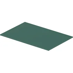 Duravit DuraSquare Glaseinleger 57x38cm, für Metallkonsolen  003101 / 003102, 0099648500, Farbe: Jade Hochglanz Lack