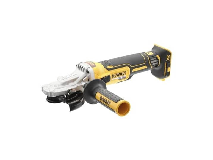 DEWALT Meuleuse tête plate 125 mm Brushless 18V XR\, DCG405FN-XJ Meuleuse tête plate 18V XR Brushless 125 mm pour espaces étroits\, avec frein et embrayage pour plus de sécurité.