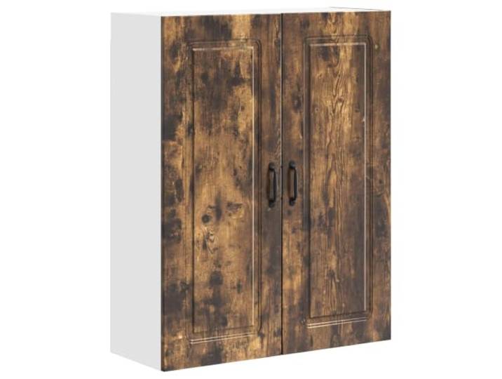 fsahslih Küchen Wandschrank Geräucherte Eiche Holzwerkstoff 80x31x100 cm Stabiler Küchen-Wandschrank aus Holzwerkstoff mit 2 Türen und 3 Fächern für optimale Ordnung im Küchenbereich.