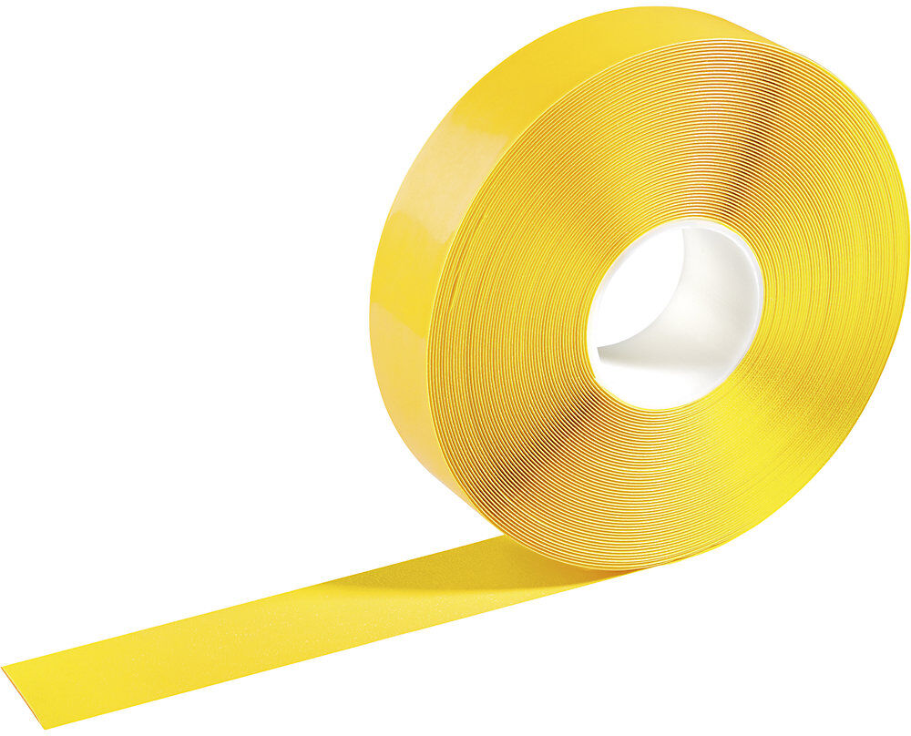 Bodenmarkierungsband DURALINE®, Breite 50 mm, Stärke 0,5 mm, seidengelb DURABLE