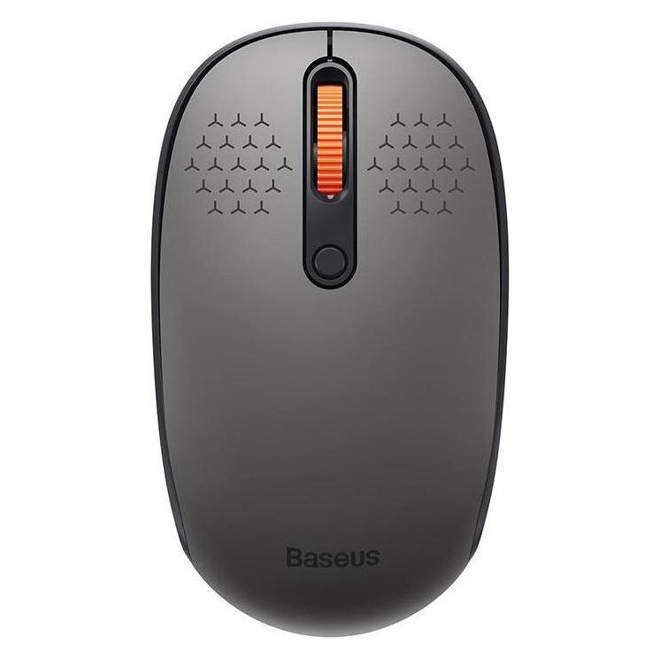 Baseus Kabellose Maus F01B Tri-Mode 2,4 G BT 5,0 1600 DPI (frostiges Grau) (Kabellos) (B01055503833-00)