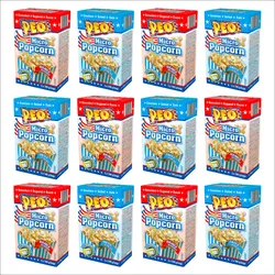 PEO'S Mikrowelle Popcorn 24 Schachteln mit 3 x 100g Süß Salzig - Für Kinoabend