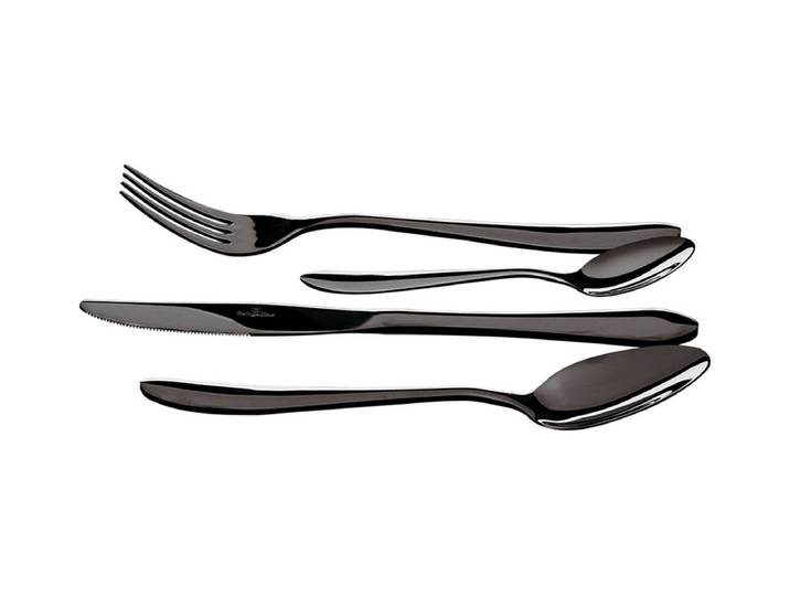 Berlinger Haus Besteck-Set 4 tlg mit Reisetasche Schwarz