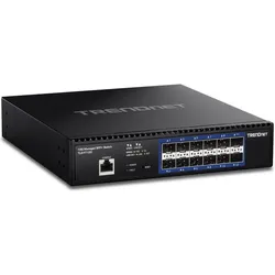 Trendnet TL2-F7120 (12 Ports), Netzwerk Switch, Schwarz