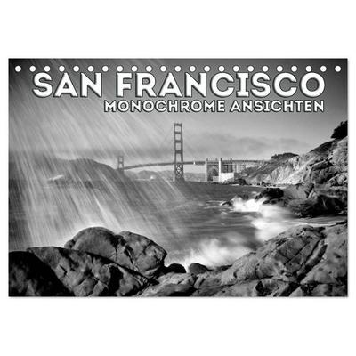 SAN FRANCISCO Monochrome Ansichten (Tischkalender 2027 DIN A5 quer), CALVENDO Monatskalender