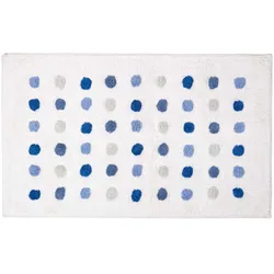 BADEMATTE Punkte 50/80 cm, Baumwolle