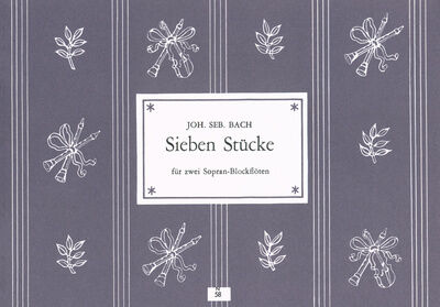 Heinrichshofen Verlag Bach 7 Stücke 2 Blockflöten