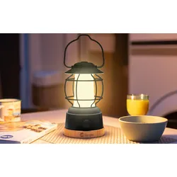 Berger Hopuni Pro LED Campinglaterne mit Powerbank- und Dimmfunktion matt schwarz