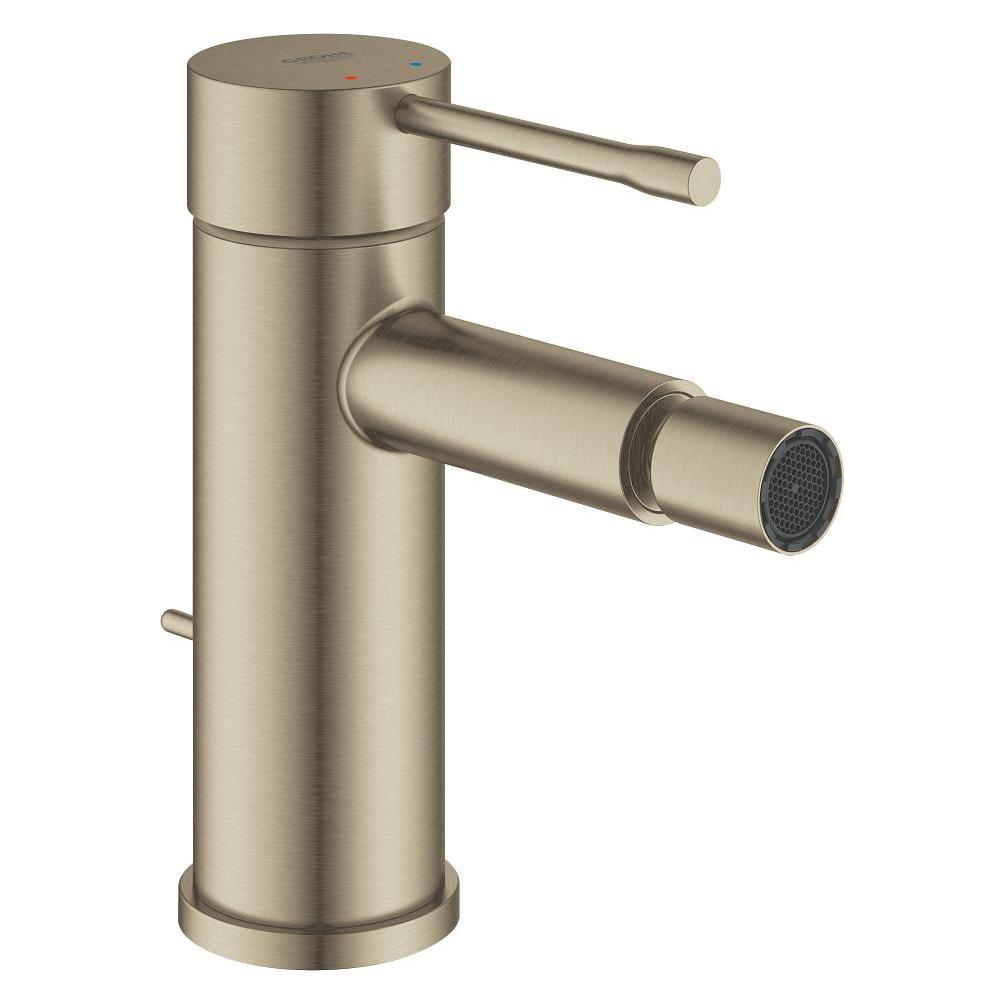 Grohe Einhand-Bidetbatterie Essence Zugst-Ablaufgarn. Nickel gebürstet (32935EN1)