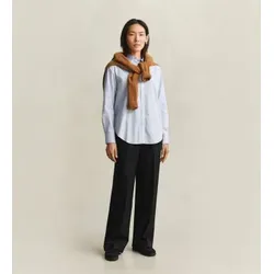 Gant für Damen. 4150415 Schwarze Hose aus Wollmischung (40), Lässig, Wolle, Klassisch